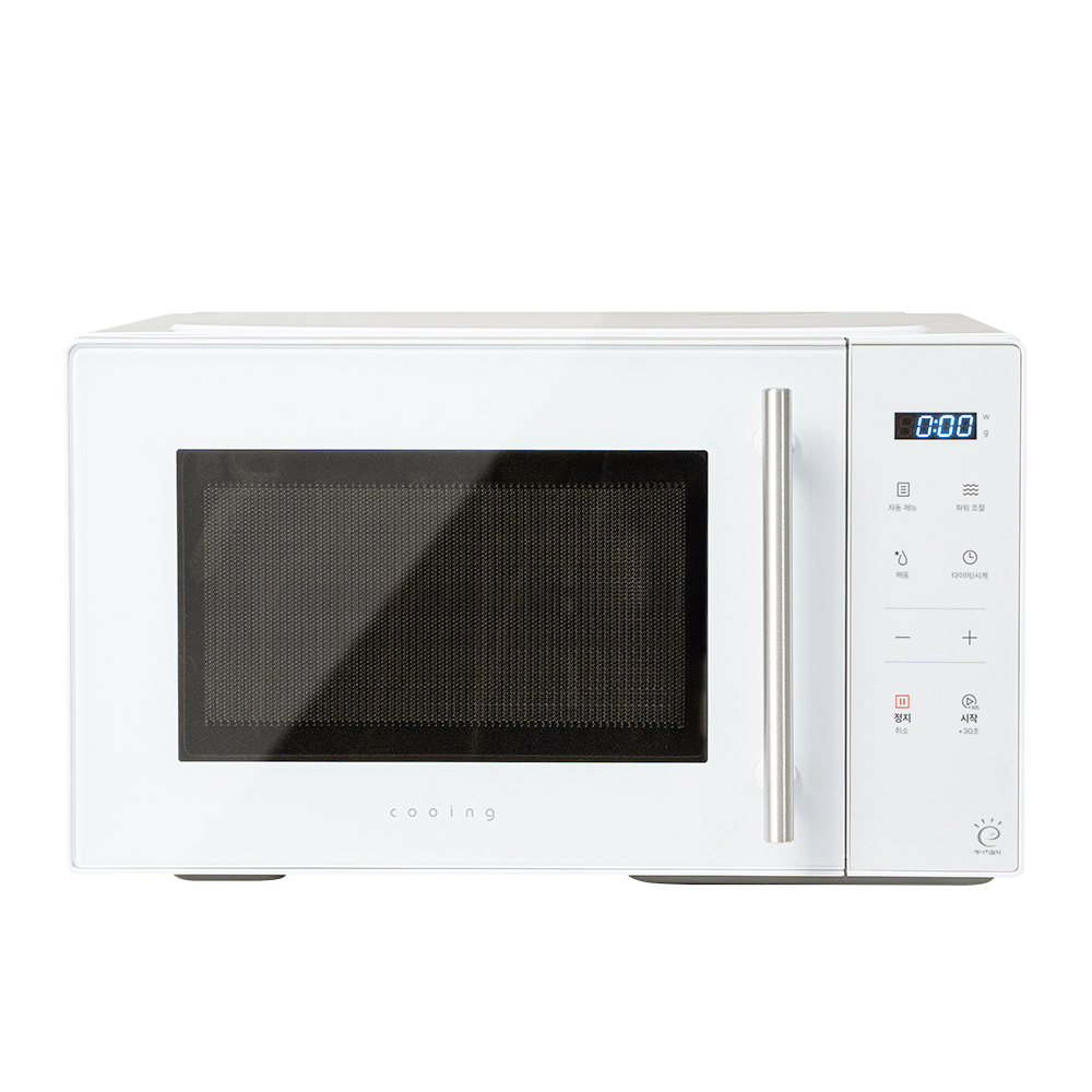 쿠잉 전자레인지 25L MM-E25TW 전자렌지 미니 소형 회전식 원룸 화이트 이미지 8