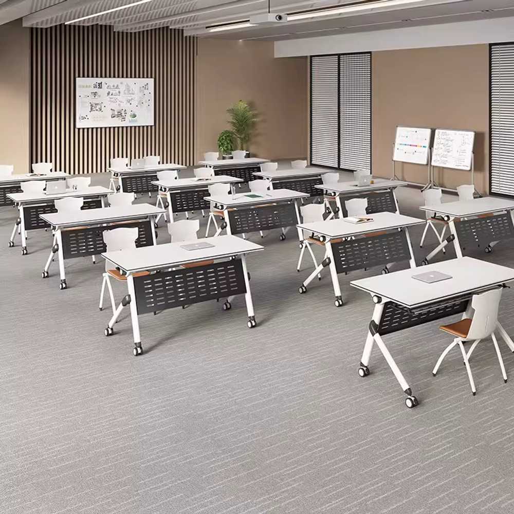 폴딩 책상 이동식 학원 강의실 접이식 공부방 테이블 1200 - 상세 이미지 4