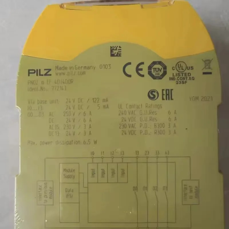 Pi lz 772143 안전 릴레이 PNOZ m EF 4DI4DOR