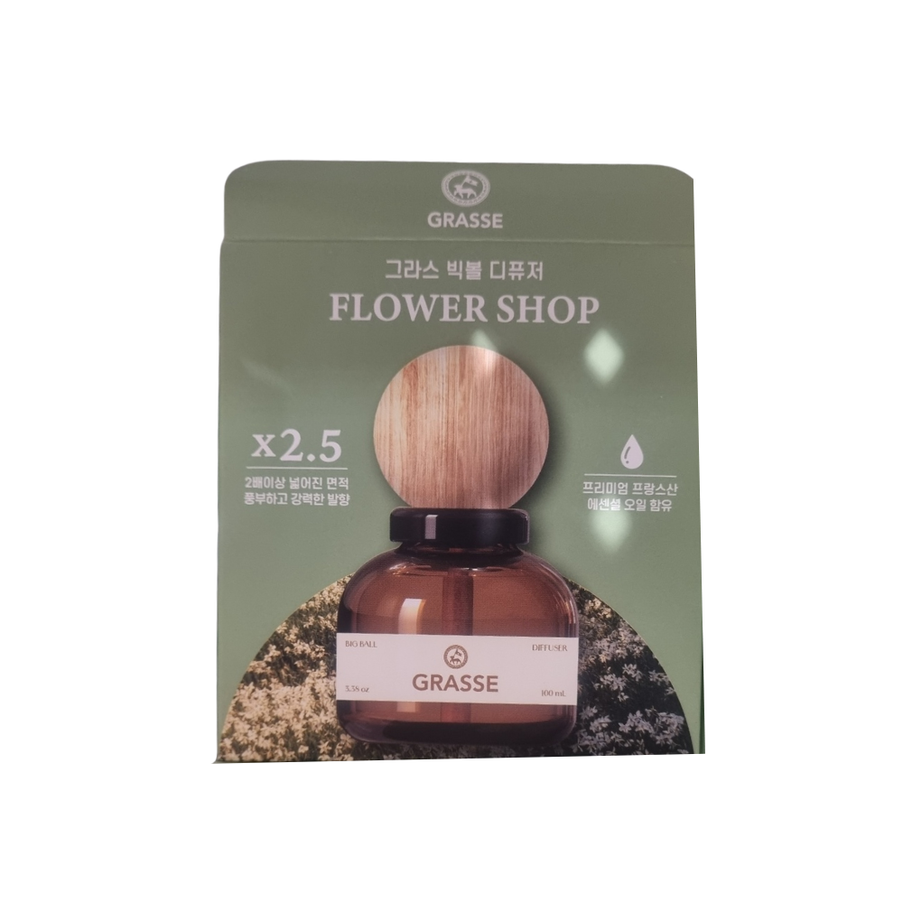 불스원 그라스 빅볼 디퓨저 플라워샵 100ml x1개 - 상품 이미지