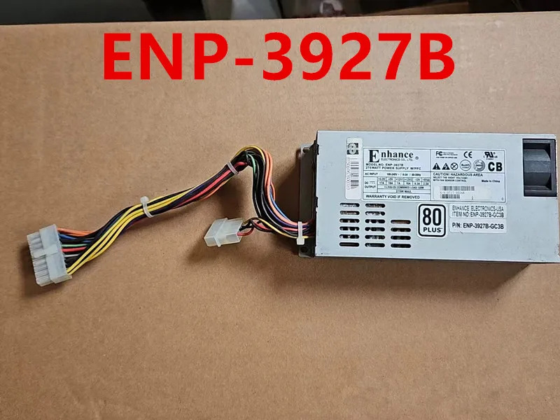 리퍼 전원공급장치 ENHANCE 20 핀 IDE소형 1U 220W ENP-3927B 새 것처럼 작동