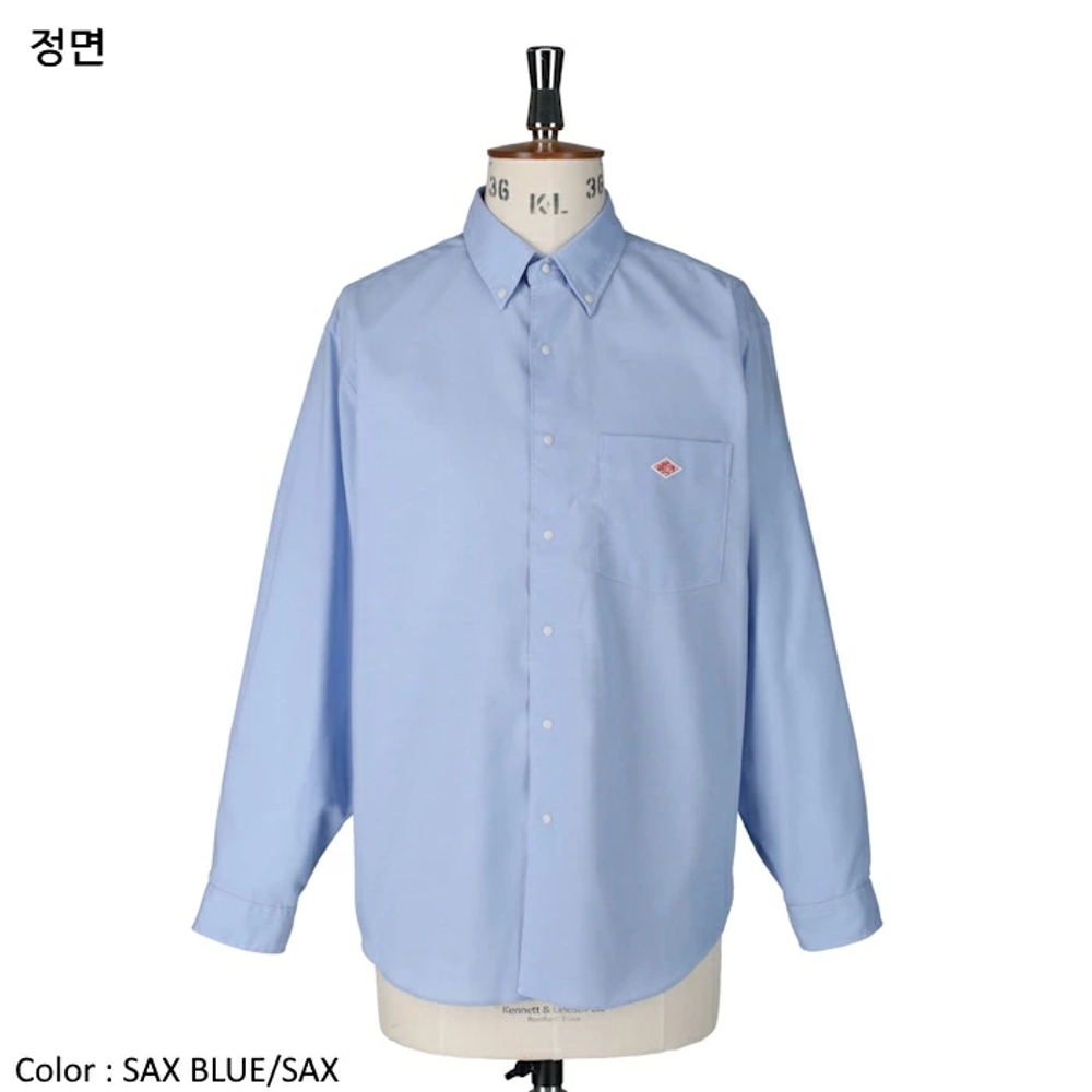 단톤 플랜서 버튼 긴팔 다운 셔츠 남성 DT-B0293POD GREY 40 - 상세 이미지 5
