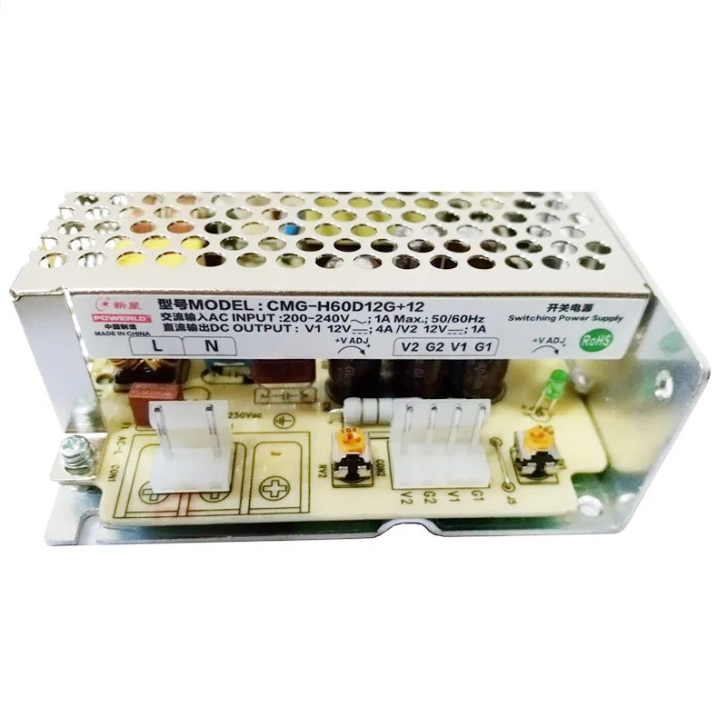 POWERLD 12V4A 12V1A 60W CMG-H60D12G12새 원본 전원공급장치 CMG-H45D12G12II 교체
