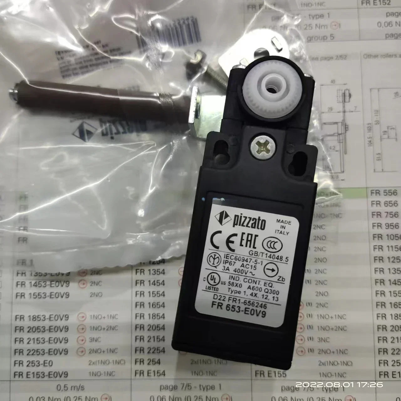 FR515-A 오리지널 PIZZATO토 FR515-M2 리미트 스위치 FR515 신