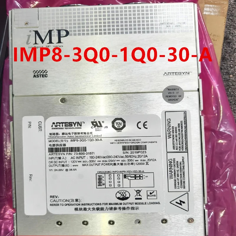 ARTESYN 1200W IMP8-3Q0-1Q0-30-A 73-690-0157I 리퍼 전원공급장치는 것처럼 작동