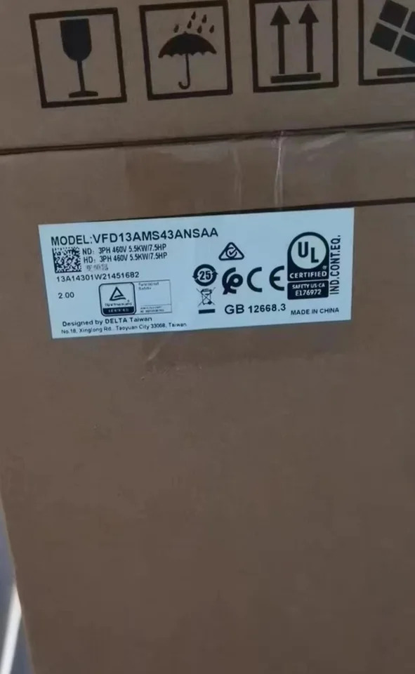 오리지널 인버터 VFD13AMS호환43ANSAA 신
