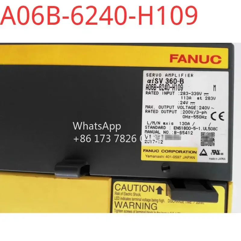 A06B-6240-H109 리퍼 완료상태