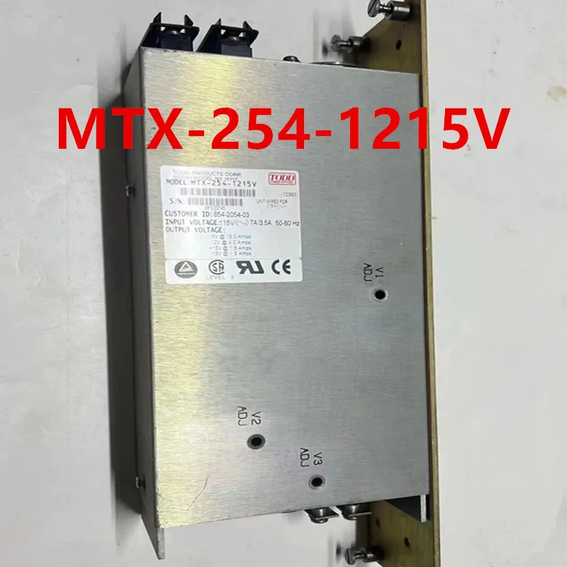 TODD 254W 전원공급장치 MTX-254-1215V 654-2054-03 리퍼 것처럼 작동