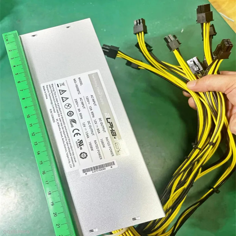 MGI-1600BTCALPHA-TEK 1608W새 원본 전원공급장치