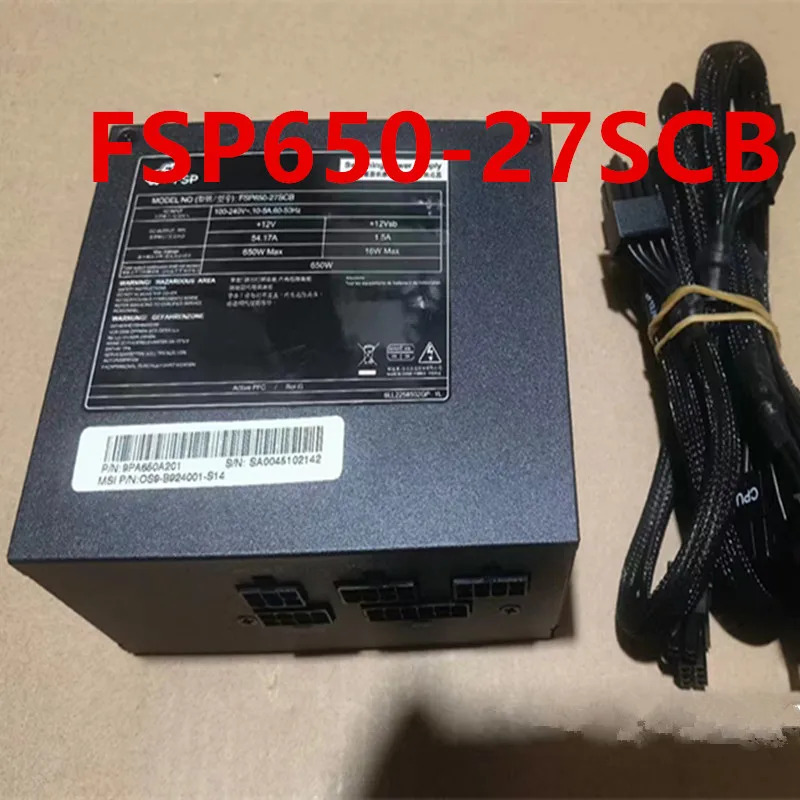 FSP SFX 10Pin 650W 전원공급장치 FSP650-27SCB 9PA650A201 새