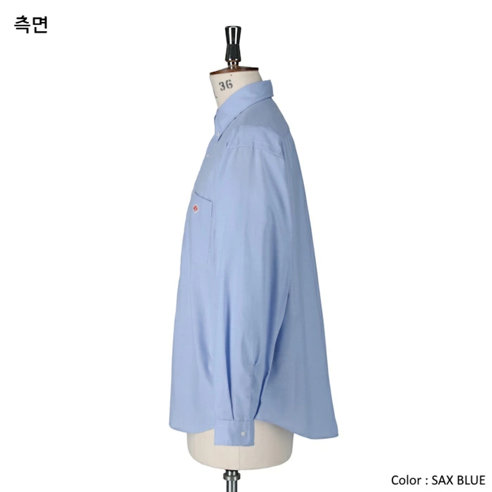 단톤 플랜서 버튼 긴팔 다운 셔츠 남성 DT-B0293POD GREY 40 이미지 6