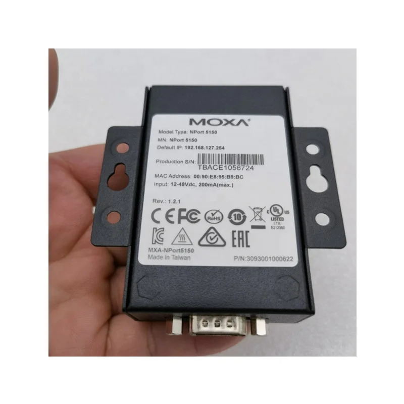 MOXA NPort 5150 1 포트 RS-232/422/485 장치 서버