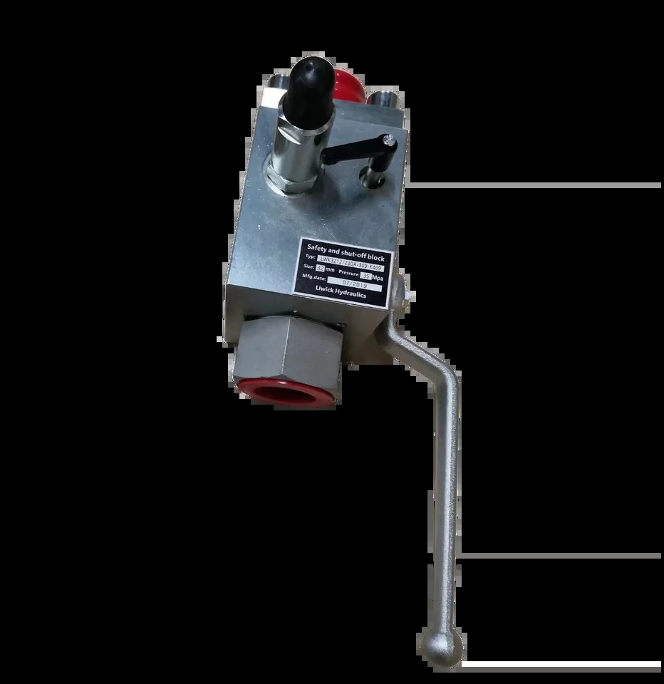 유압 밸브 블록 SAF20M12N210A-S13 안전 차단