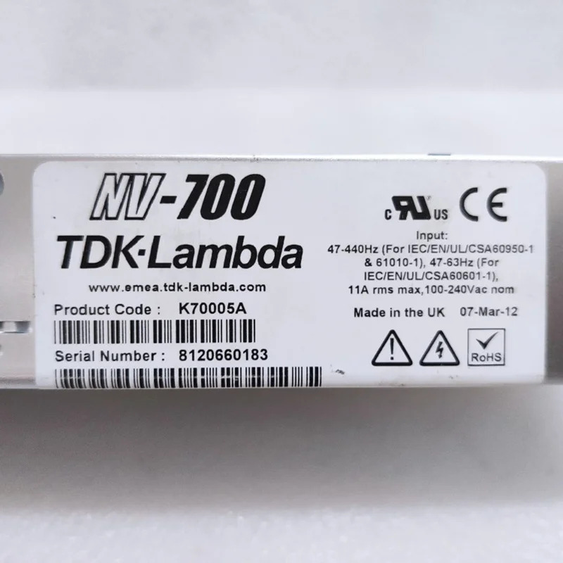 TDK-LAMBDA NV-700 700W K70005A NV거새 원본 전원공급장치 723996