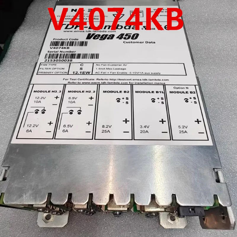 오리지널 전원공급장치 TDK-LAMBDA VEGA 450 450W V4074KB