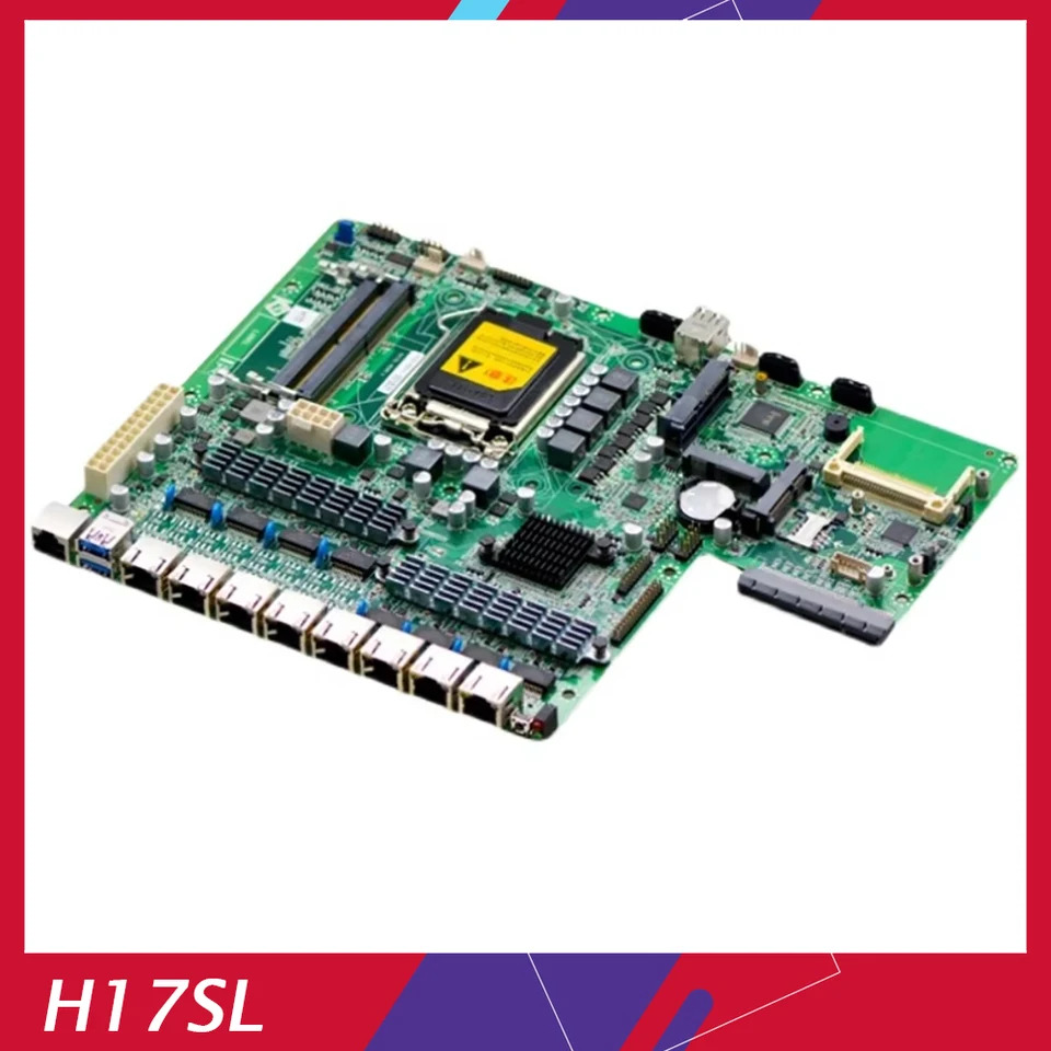 YANYU H17SL 마더보드 포트 확장 전기 8 네트워크 LGA1151