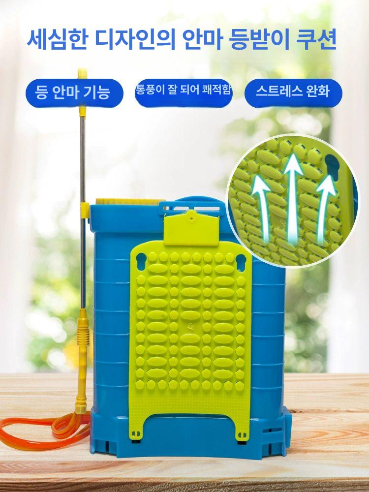 농업용 충전분무기 정원 스위치 살포기 분사기 농약 원예용 농사용 고압 펌프 - 상세 이미지 4