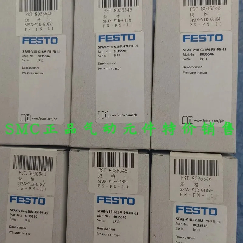 FESTO Festo 오리지널 압력센서 SPAN-V1R-G18M-PN-PN-L1 8035546
