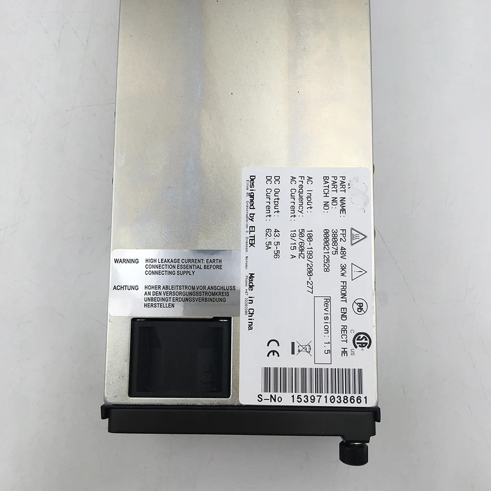 FP2 380875 전원 모듈 전 리퍼 48V 3KW FRPNT 엔드 RECT HE 0000212528 62.5A