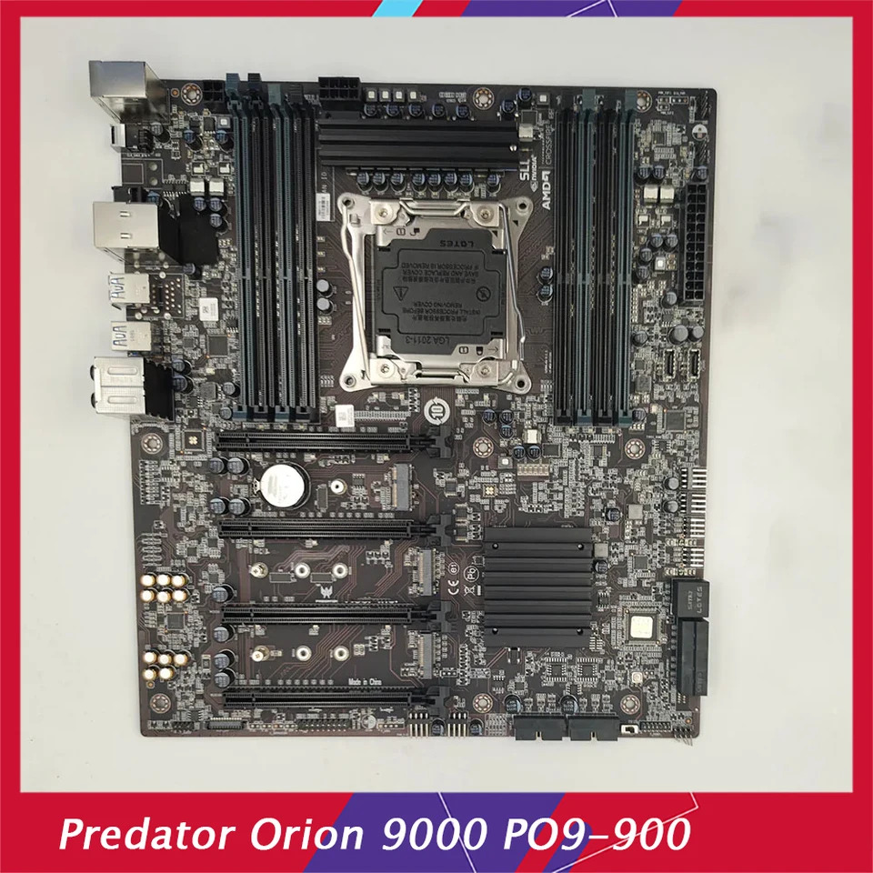 에이서 프레데터 오리온 9000 PO9-900 X29R4-AA X299 LGA2066 128G M.2 x 2 SATA3 6 지지대 I9 7900X 데스크탑 마더보드