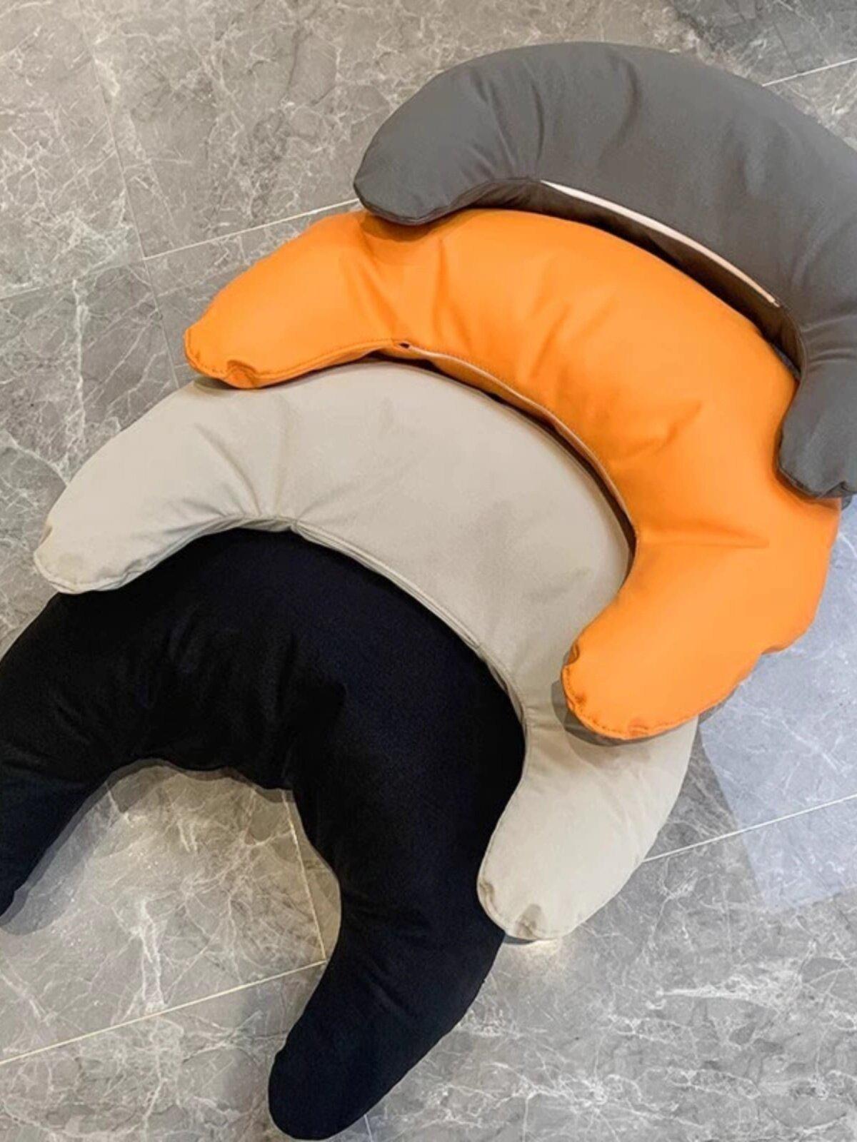 미용실 베개 팔받침대 소파 팔걸이 반달형 필로우 팔쿠션 - 상세 이미지 2