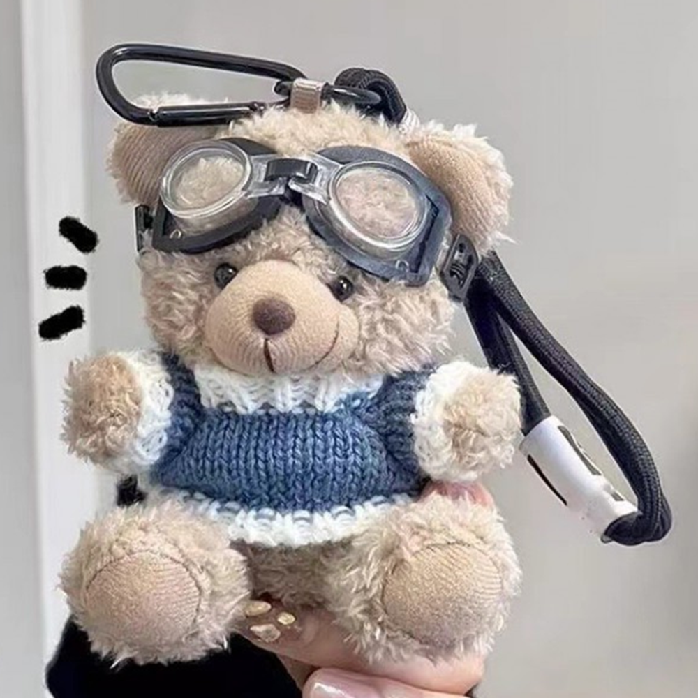 인형 키링 귀여운 곰 캐릭터 가방 열쇠 고리 - 상품 이미지
