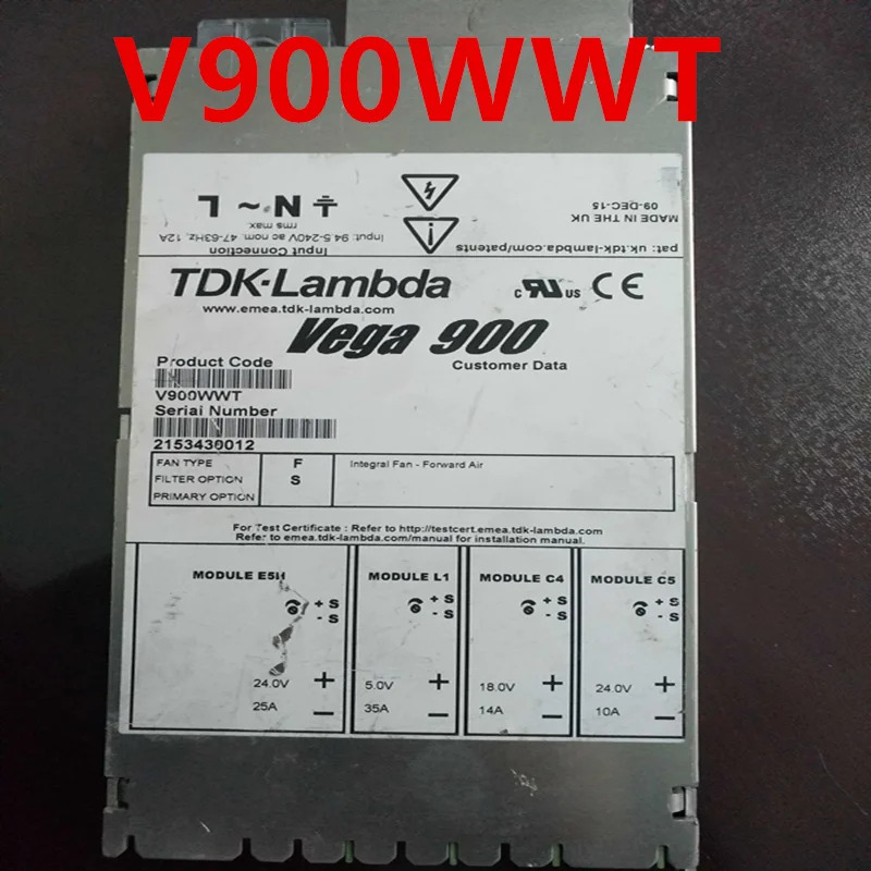 TDK-Lambda Vega 900 V900WWT리퍼 전원공급장치