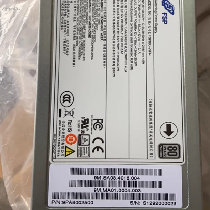 FSP 800W FSP800-29FN SPR2CA800LGP SPR1CA800LGP 450W RMG-4514-00 350W RM-3514-00 새 전원공급장치