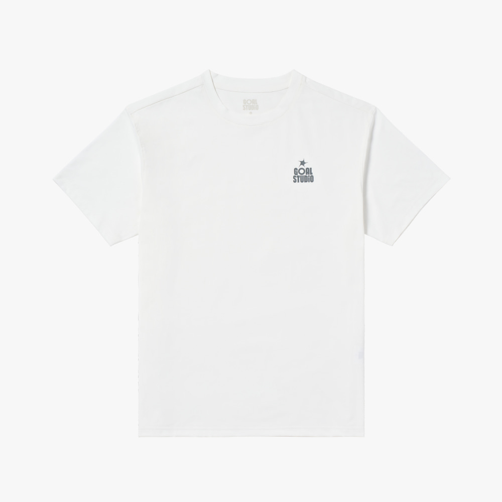 MS ESSENTIAL AIRDRY TEE-OFF WHITE - 상품 이미지