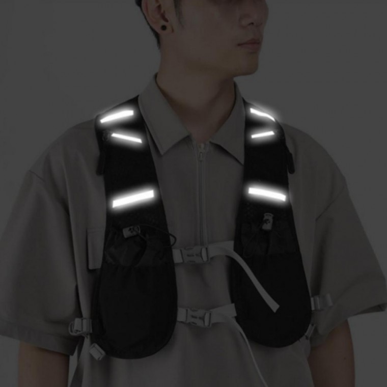 조끼형 등산 수납 가방 마라톤 러닝백 러닝 트레일 등산가방 러닝조끼 백팩 - 상품 이미지