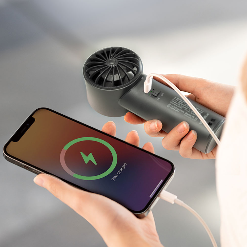 써드라인 알래스카PRO 급속 냉각 초강력 손선풍기 5200mAh 휴대용 초고속 미니 선풍기 이미지 6