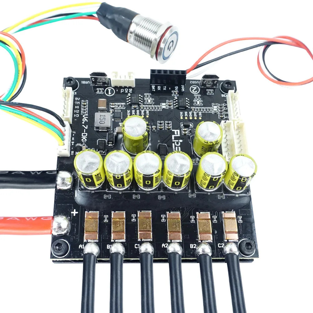 DIY 전기 스케이트 보드 제어 모터 업그레이드 버전 듀얼 드라이브 V6.7 통합 브러시리스 ESC