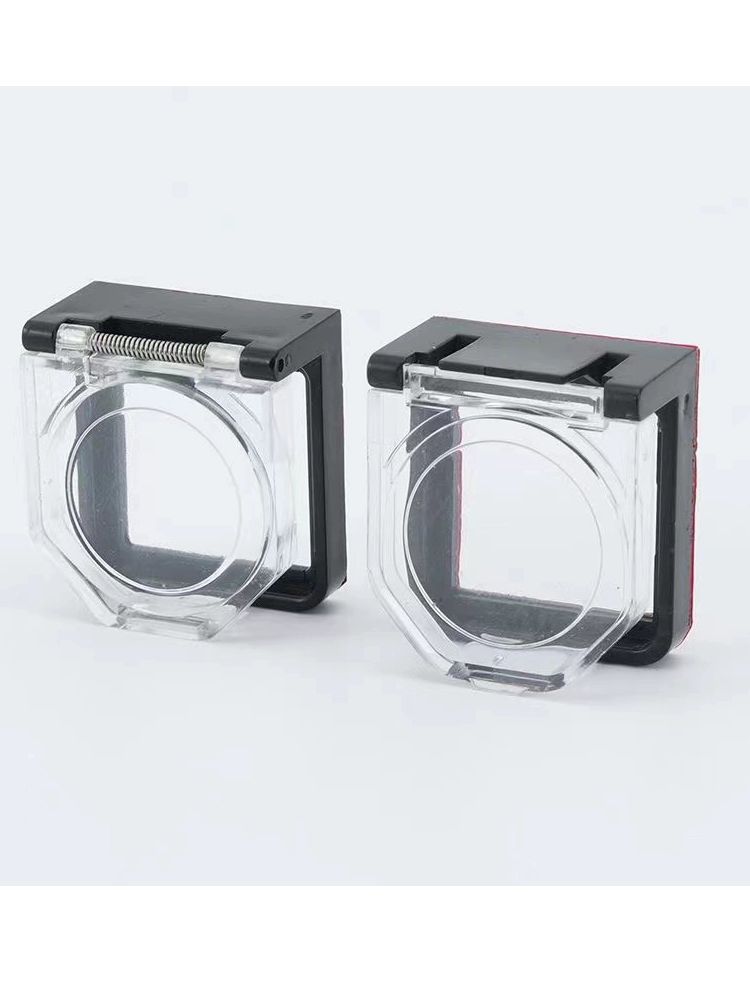스위치 덮개 커버 사각 캡 26mm 보호 라운드 투명 22mm - 상품 이미지