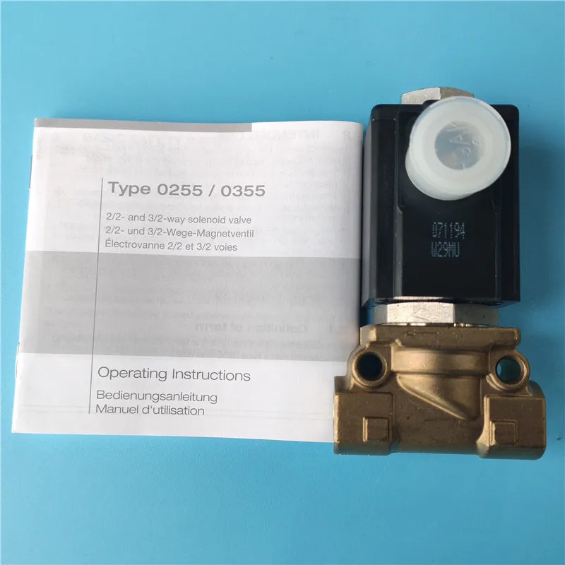 Burkert 솔레노이드 밸브 0255 A 3.0 EF MS G1/4 00052872 가능