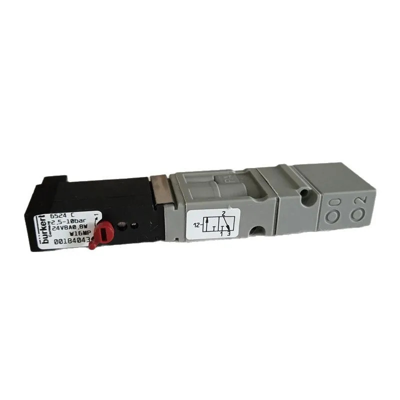 Burkert 솔레노이드 밸브 6524C 2.5-10 bar 공압 3방향 00184043 00186260