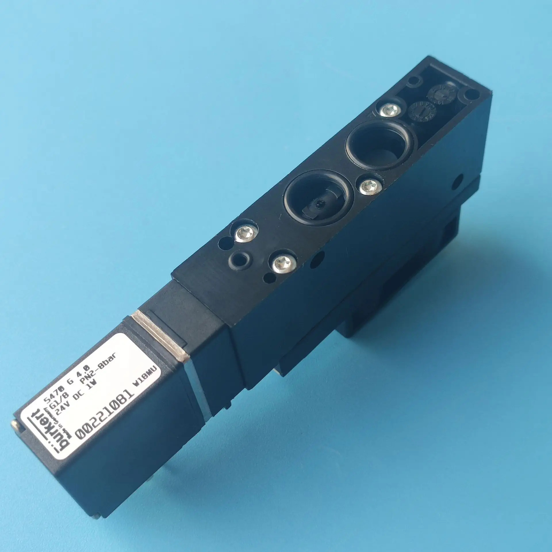 Burkert5470C 4.0 24V 솔레노이드 밸브 2방향 3방향 4방향 00221082