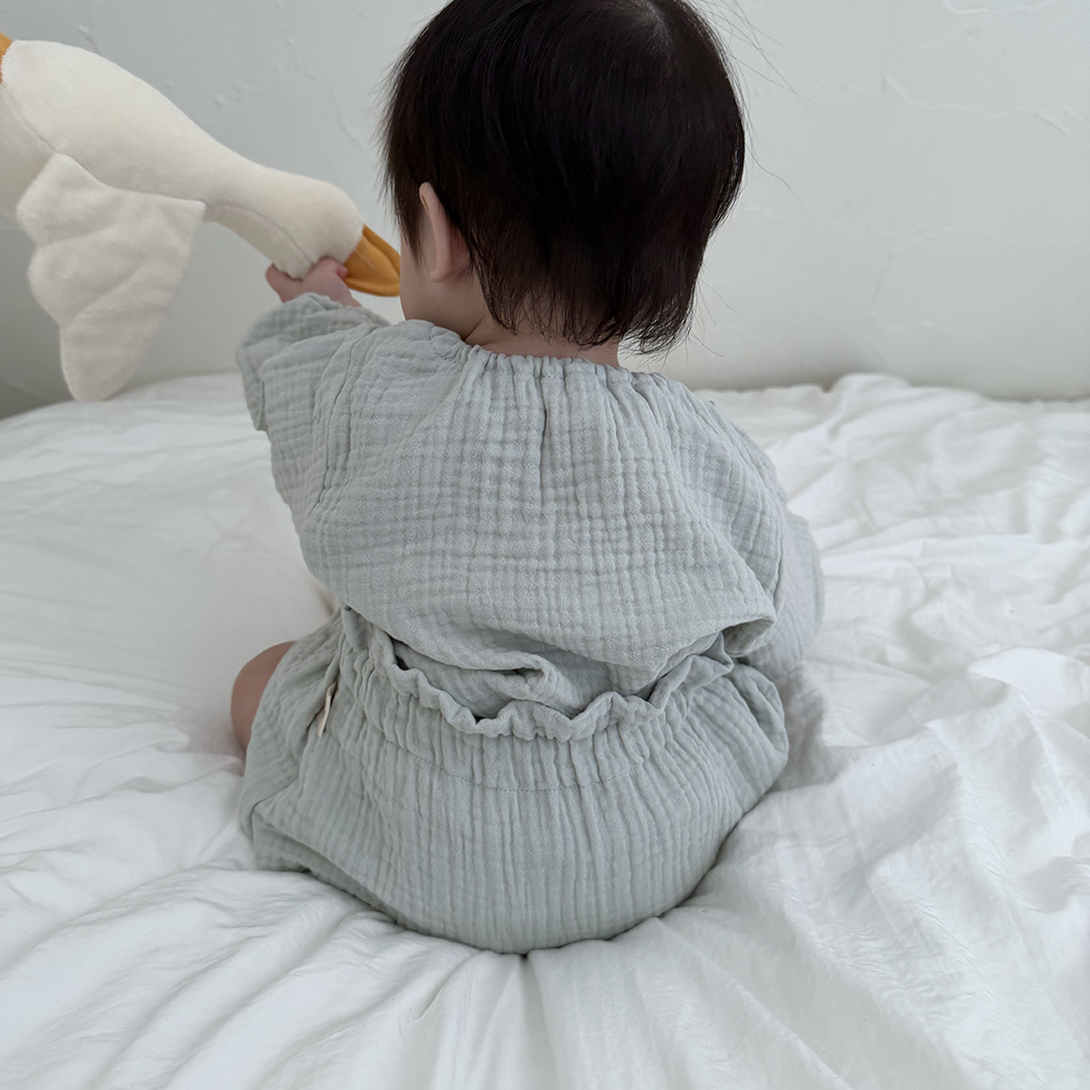 [바니블라썸]블루머 거즈 신생아옷 아기옷 고쟁이바지 블루머 민트 S