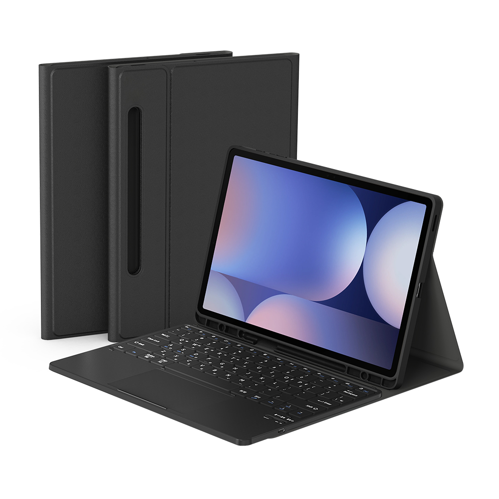 데이웍스 갤럭시탭 S10+ 플러스 블루투스 터치패드 키보드 북커버 케이스 S펜 수납 - 상세 이미지 2