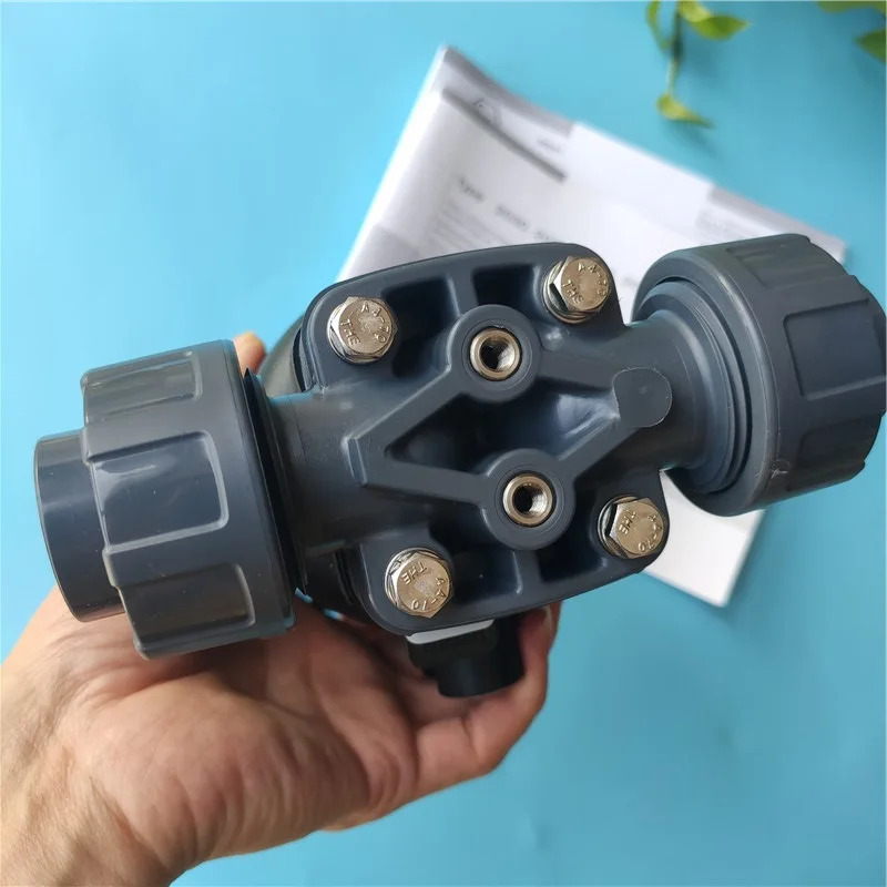Burkert2030 공압 다이어프램 밸브 양방향 PP PVC 스플라이스 Baode