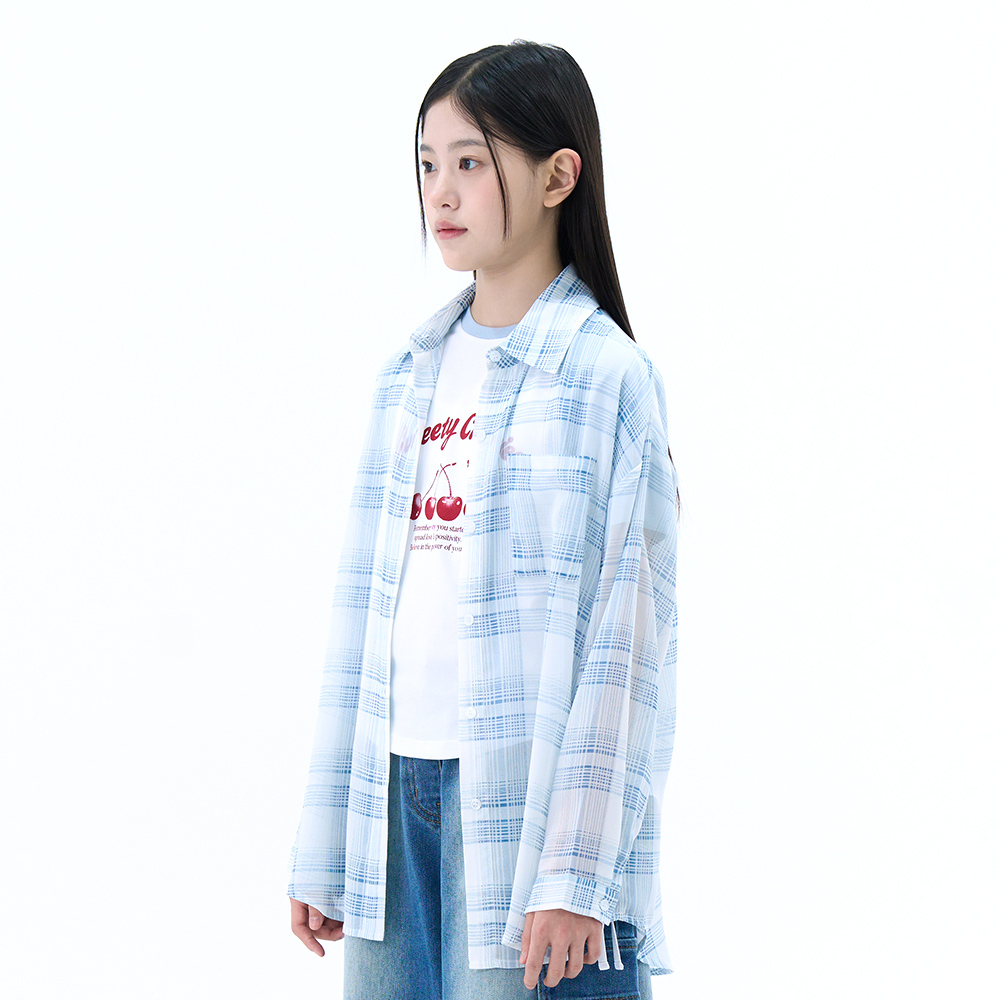 더데이걸 박시핏 쿨 셔츠 TGBW26301 - 상세 이미지 3