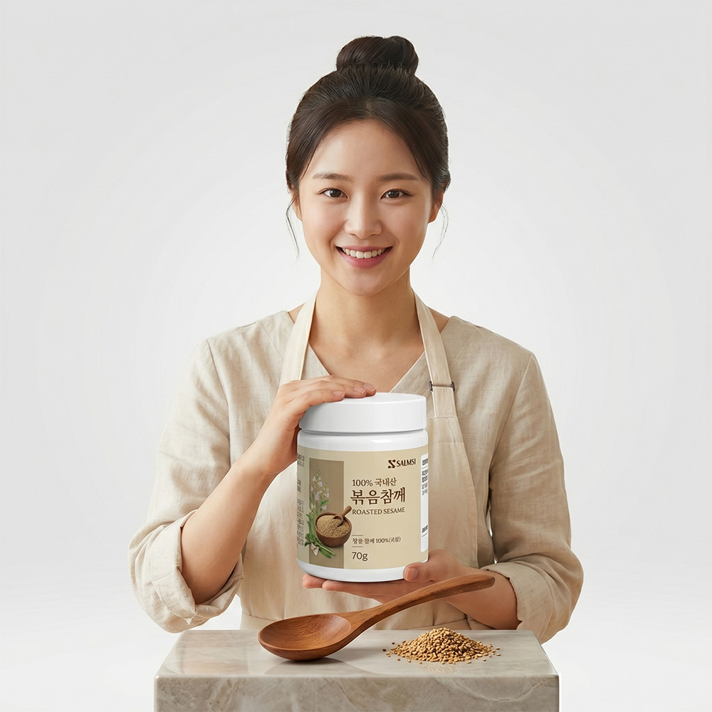 국산 볶은 참깨 효능 볶음참깨 70g - 상품 이미지