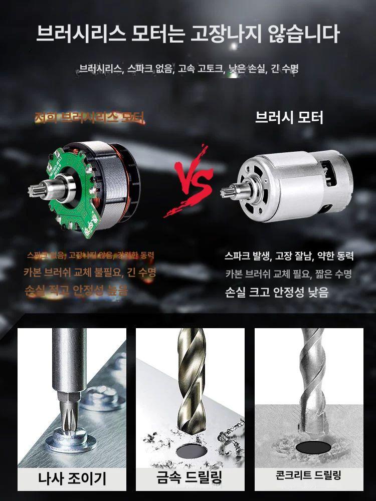 전기기능사 공구세트 작업용 다기능 배터리 드라이버 드릴 종합 키트 시험 수공구 - 상세 이미지 5