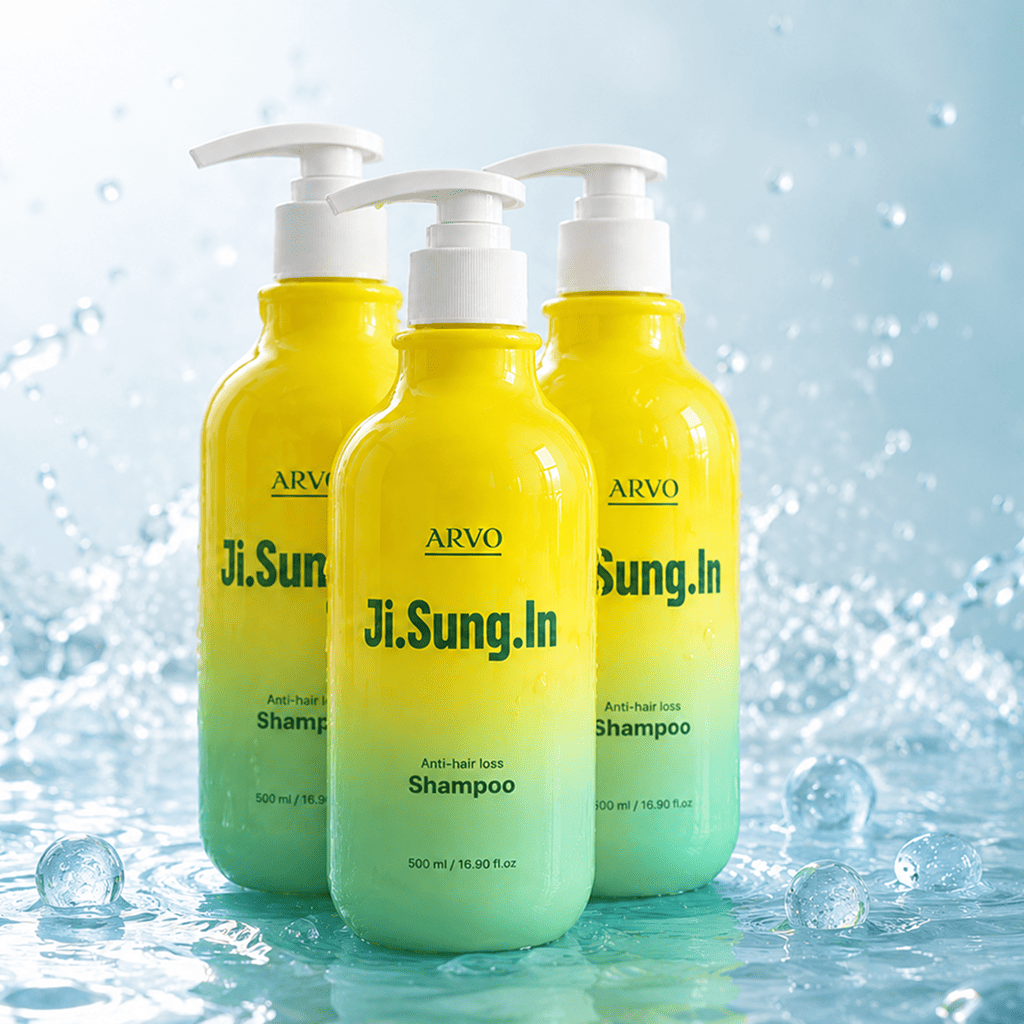 아르보 지성인 비오틴 탈모완화 지성두피 약산성 물샴푸 두피케어 레몬민트, 500ml, 3개 - 상품 이미지