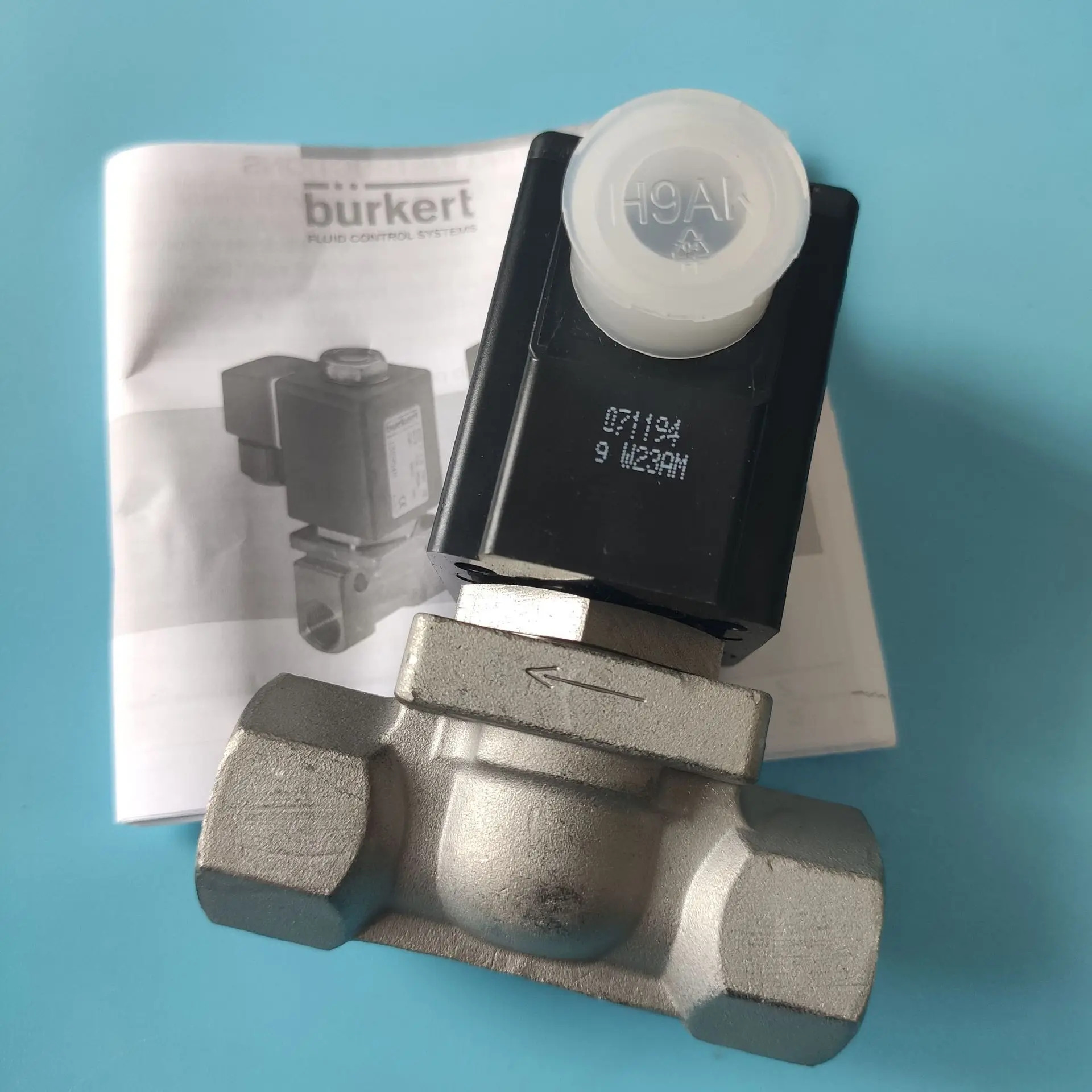 Burkert0255 솔레노이드 밸브 A 6.0 PTFE G1/2 24VDC