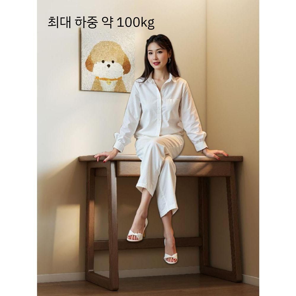 접이식 좌탁 테이블 원목 원목좌탁 티테이블 거실테이블 소파테이블 좌식테이블 커피테이블 거실 - 상세 이미지 4