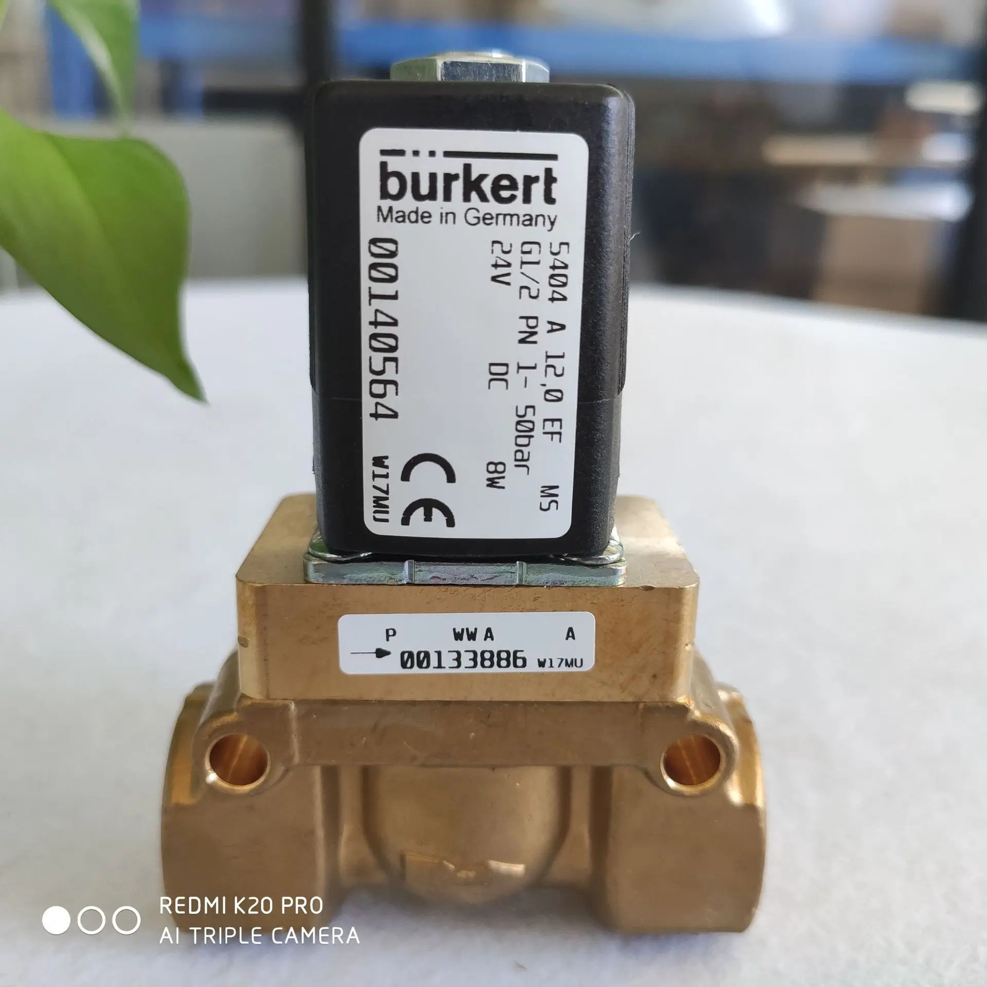 Burkert 솔레노이드 밸브 5404 전체 시리즈 A 12.0 고압 피스톤 00134590 00140564