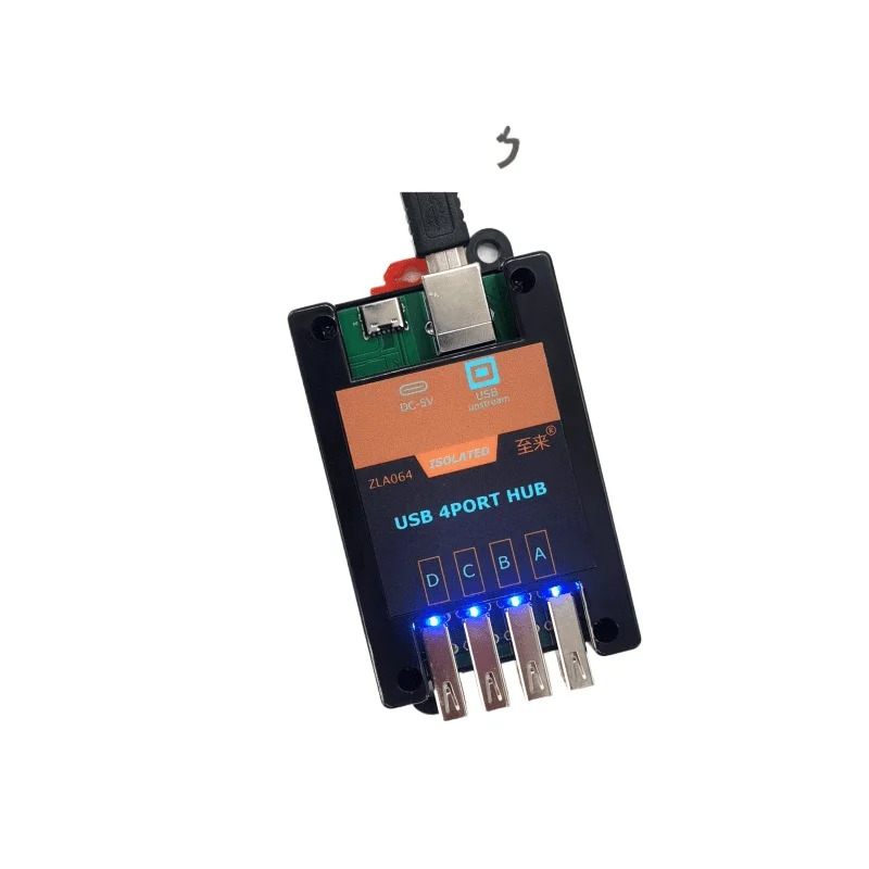 USB 솔레이터 쿼드 허브 고전압 절연 보호 모듈 지원 외부 전원공급장치 ADUM3160