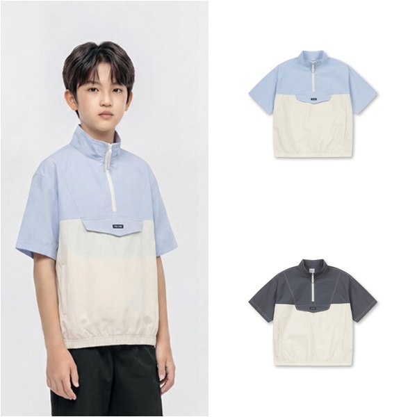 폴햄키즈 여름 공용 아노락 반팔 바람막이 점퍼2color(택1) G-2JJ3033A