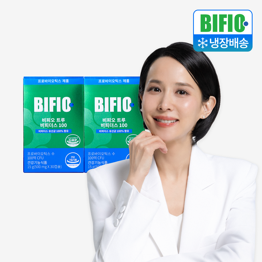 비피오 트루 100억 비피더스균 조여정 비피더스유산균 30캡슐, 2개 - 상품 이미지
