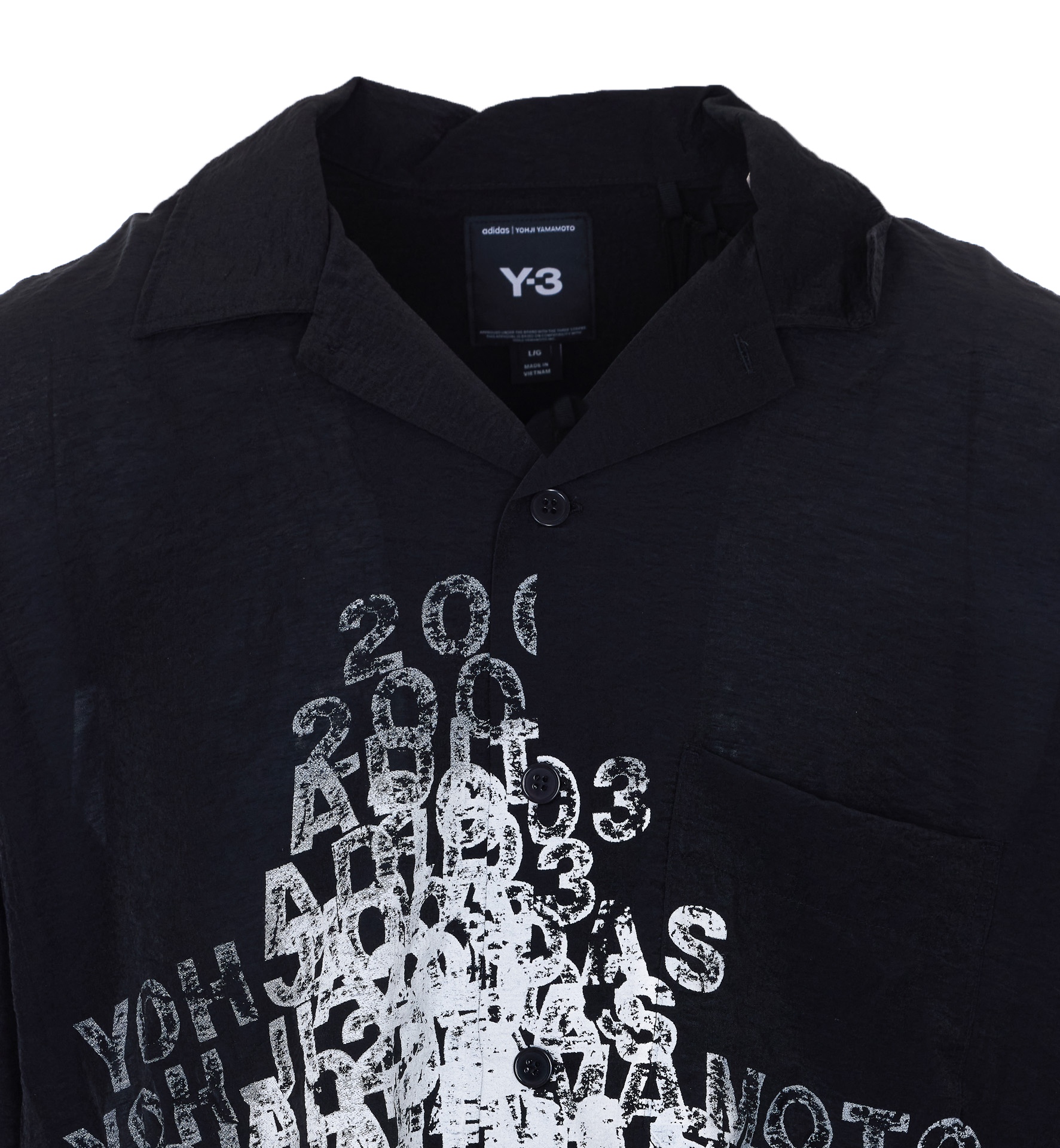 와이쓰리 남성 티셔츠 반바지 긴팔 SS26 KR0169BLACK - 상세 이미지 4